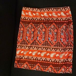 Aztec Shein miniskirt
